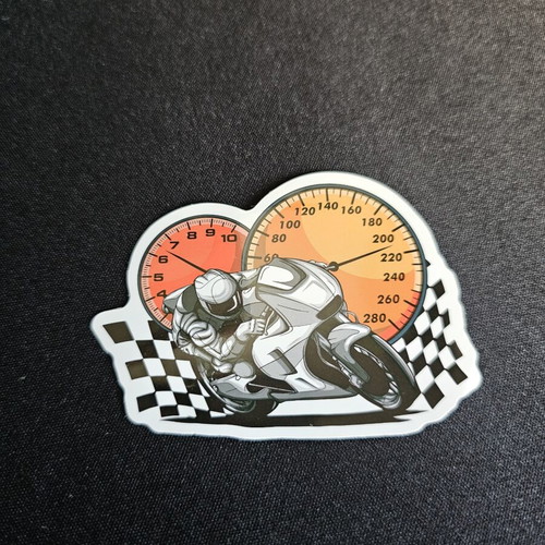 Motorbike Racer Moto GP αυτοκόλλητο καινούργιο