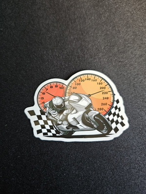 Motorbike Racer Moto GP αυτοκόλλητο καινούργιο