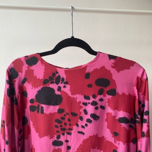 Klelia Andrali crop top pink leopard like new, medium size