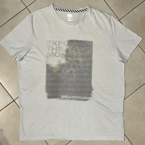 Camel Active Men T-Shirt grey XXL organic cotton like new
