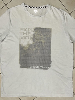 Camel Active Men T-Shirt grey XXL organic cotton like new