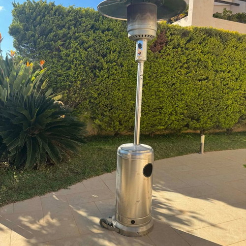 Outdoor Gas Patio Heater Mushroom Type used, inox