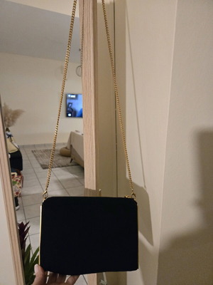 Ted Baker shoulder bag new black with gold details