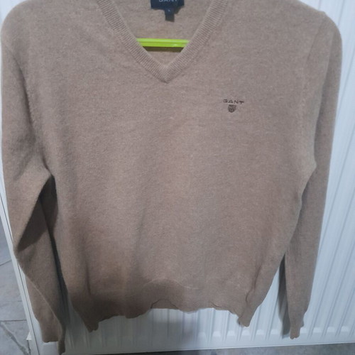 Gant men's wool sweater like new, beige, size L