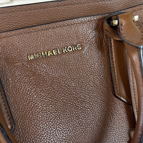 Michael Kors bag used, brown with crossbody strap