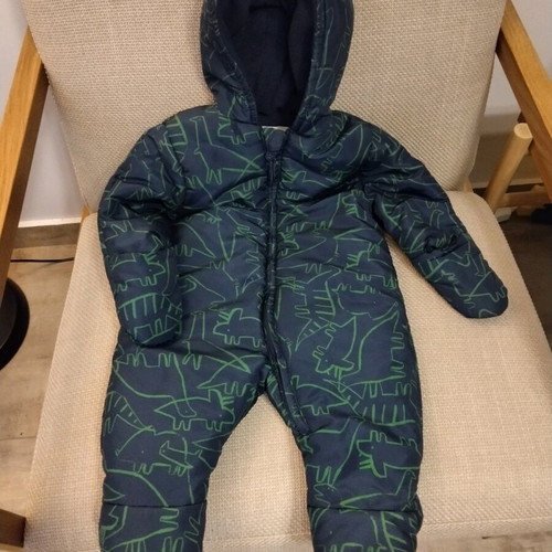 Mothercare baby boy winter snowsuit size 3-6 months like new