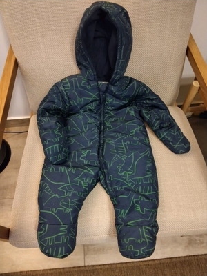 Mothercare baby boy winter snowsuit size 3-6 months like new