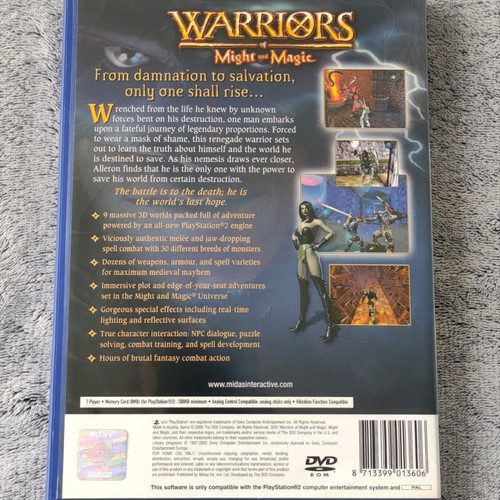 Warriors of Might and Magic PlayStation 2 used