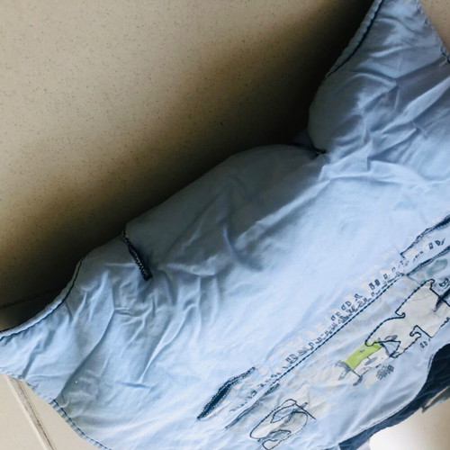 Stroller protective cover like new with necessary belt cutouts