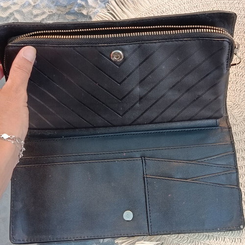 Victoria's Secret black bag like new with studs