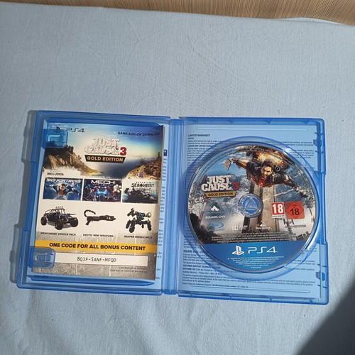 Just Cause 3 Gold Edition PS4 game like new with bonuses