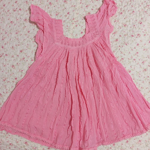 Pleated dress for 4 years old like new, pink summer