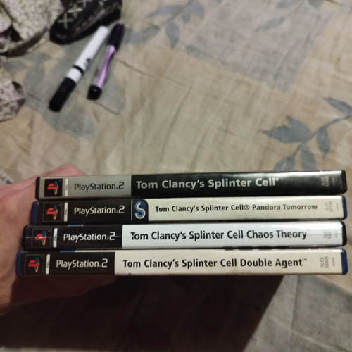 Splinter Cell PS2 Complete Set Like New, 4 Games