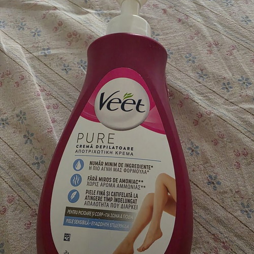 Veet hair removal cream 400ml new, ammonia free