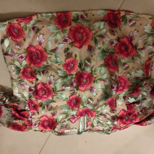 Handmade lace top new, multicolor, Greek made