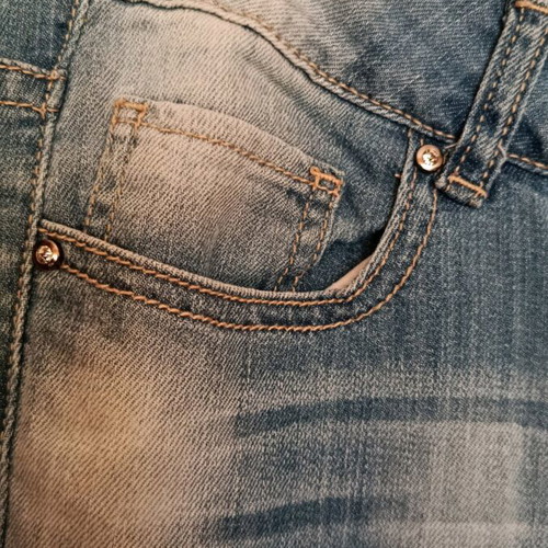 Girls' denim jeans size S blue like new