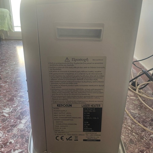 Kerosun heater like new with free 5-liter kerosene