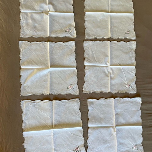 Table linens set of 6 pieces like new