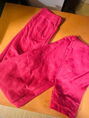 Fuchsia tights like new, leggings style, Xsmall