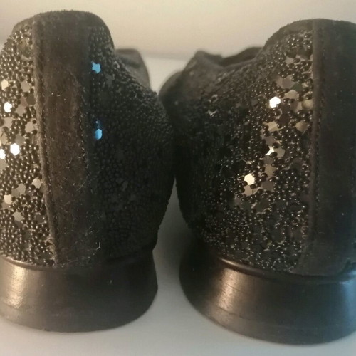 Louis Nicol women's black low heel shoes used, size 37
