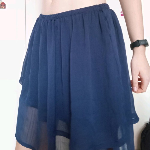 Blue skirt like new, worn, size S/36/8