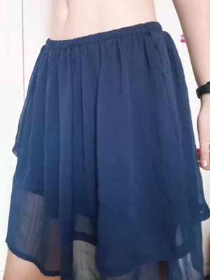 Blue skirt like new, worn, size S/36/8