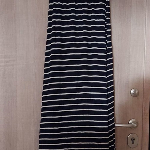 Maxi strapless dress blue mariniera like new, size M