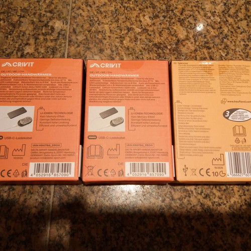 Crivit Outdoor-Handwärmer 2-in-1 rechargeable hand warmer and power bank