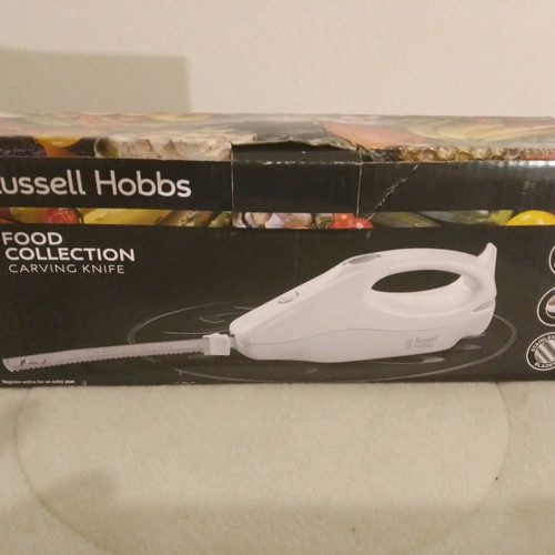 Russell Hobbs electric knife new, 120W, white