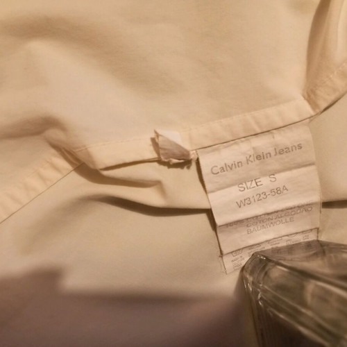 Calvin Klein women's shirt like new, size S, white