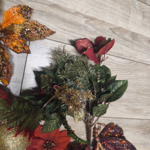Christmas ornaments used in golden shades