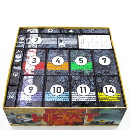 Heat Pedal to the Metal Board Game Organizer with 3 Expansions Insert