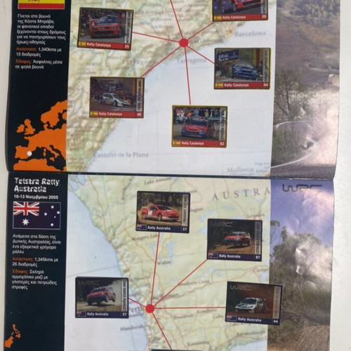 WRC Sticker Album used