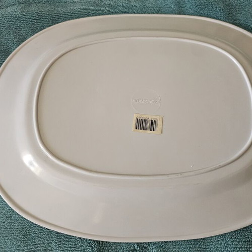 Melamine serving platter like new with floral and butterfly design