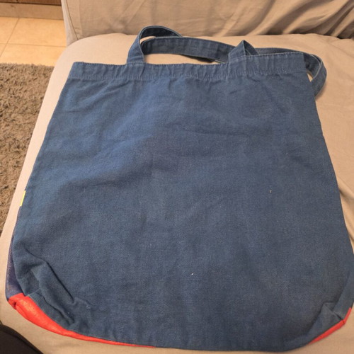 Supergirl Book Tote like new, blue