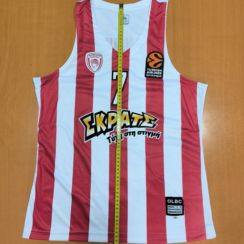 Olympiacos Basketball Kids' Spanoulis Jersey for 10 Years Like New