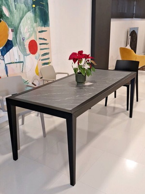 Dining table with ceramic top 180x80 like new