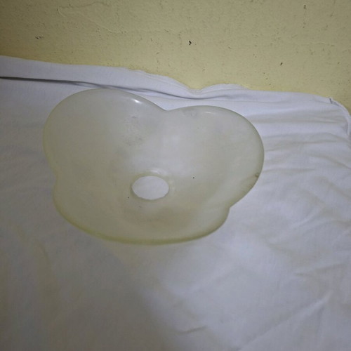 Set of 12 glass lamp replacement parts like new