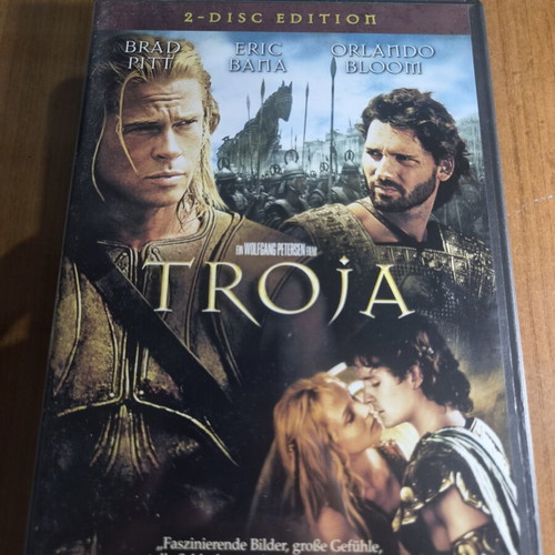 Troja 2-Disc Edition DVD like new, historical film with Brad Pitt