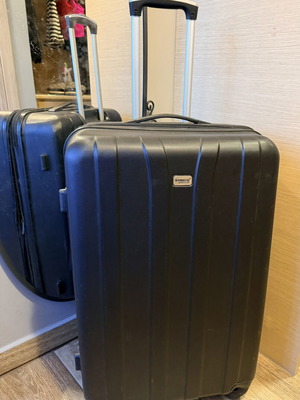 Princess Traveller large suitcase, black, 70x46cm