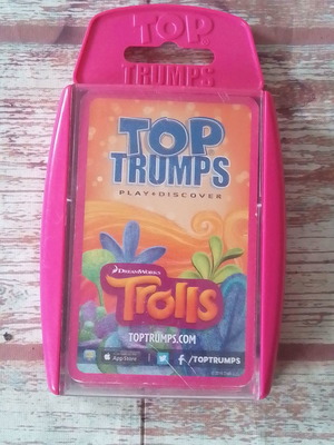 Παιχνίδι με κάρτες Trolls Top Trumps μεταχειρισμένο