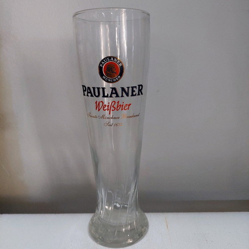 Paulaner collectible Weiss type beer glass 500ml like new