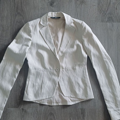 Liu Jo linen jacket slim fit, like new, beige