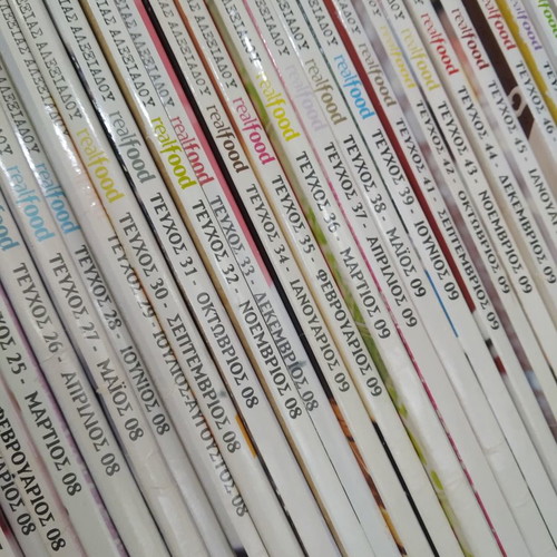 Realfood cooking magazines collection used, 18 issues 2006-2010