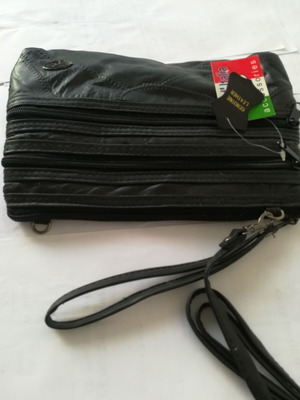 Shoulder and Hand Bag Wallet Black New