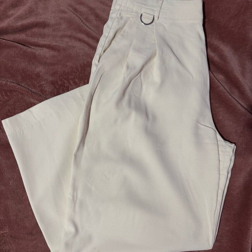Stradivarius beige office pants wide leg size XL like new