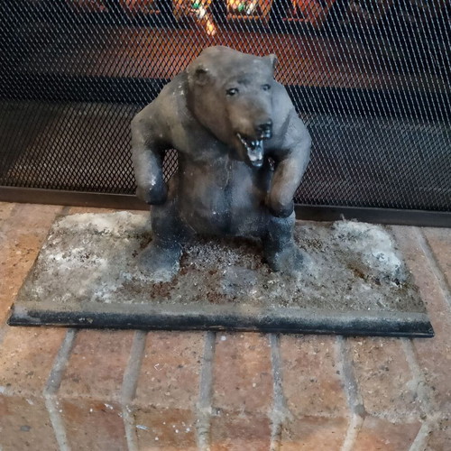 Handmade bear new, clay model
