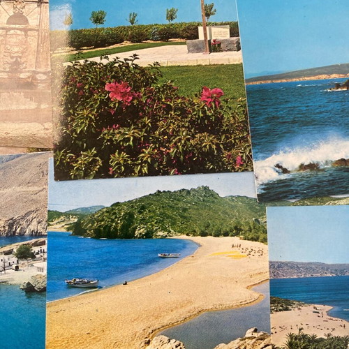 Collectible Crete postcards like new, pack of 38 pieces 1970-1980