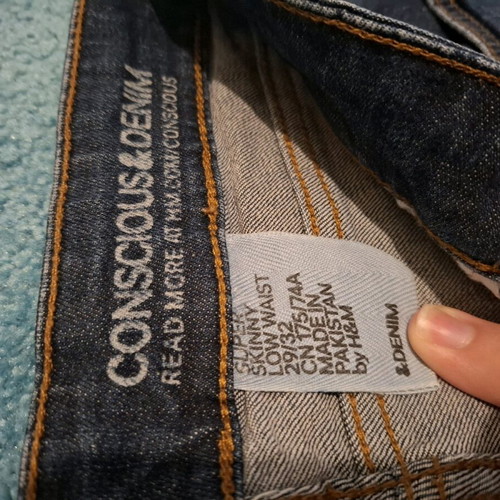 Denim bermuda shorts like new, size 29/32, blue