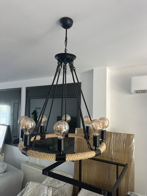 Πολύφωτο φωτιστικό με 8 θέσεις για λάμπες σαν καινούργιο